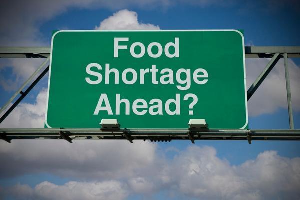 People worry about a food shortage in the United States