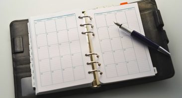 A calendar is in a planner to illustrate the kind of timeline an Alabama wrongful death statute of limitations case demands.