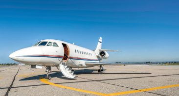 A private jet on tarmac, illustrating the kind of scene behind a private jet accident claim.